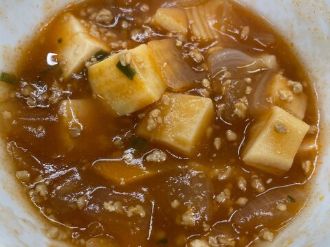 高野豆腐のそぼろ味噌煮